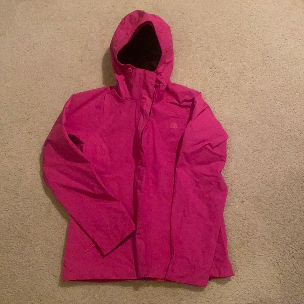 North face rain coat